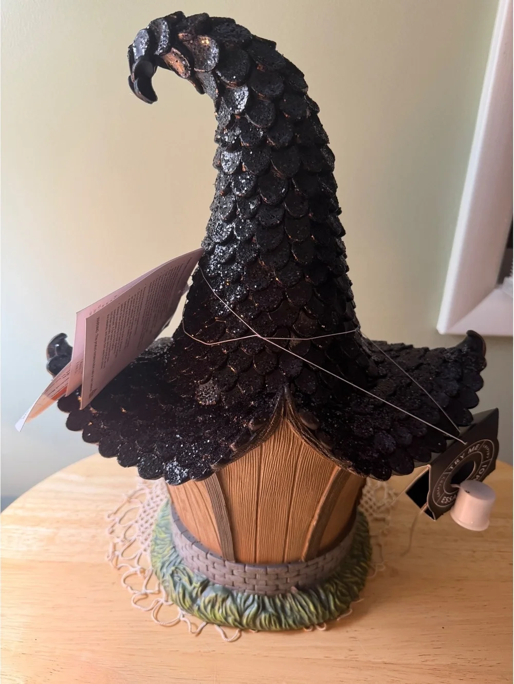 Hallow Home Halloween Witch House Collectible Decoration